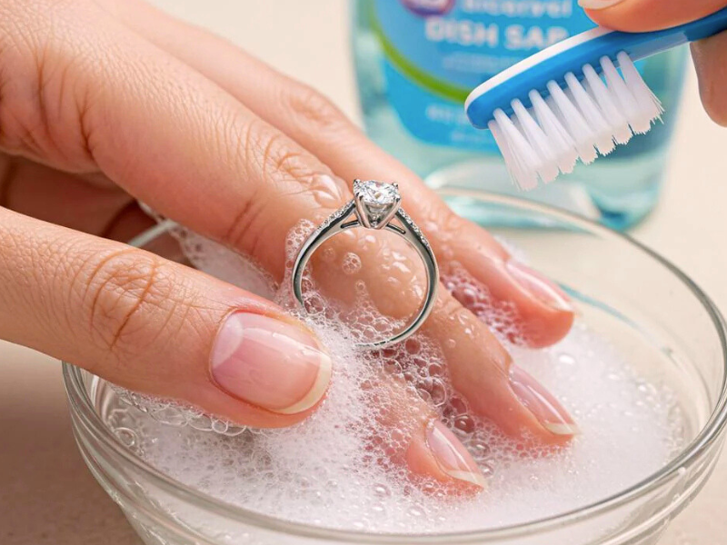 Soap and water solution
