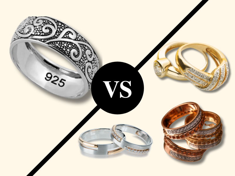 Sterling Silver vs. Other Metals